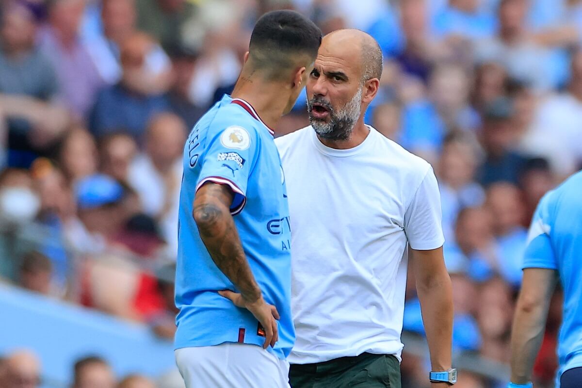 Joao Cancelo & Pep Guardiola