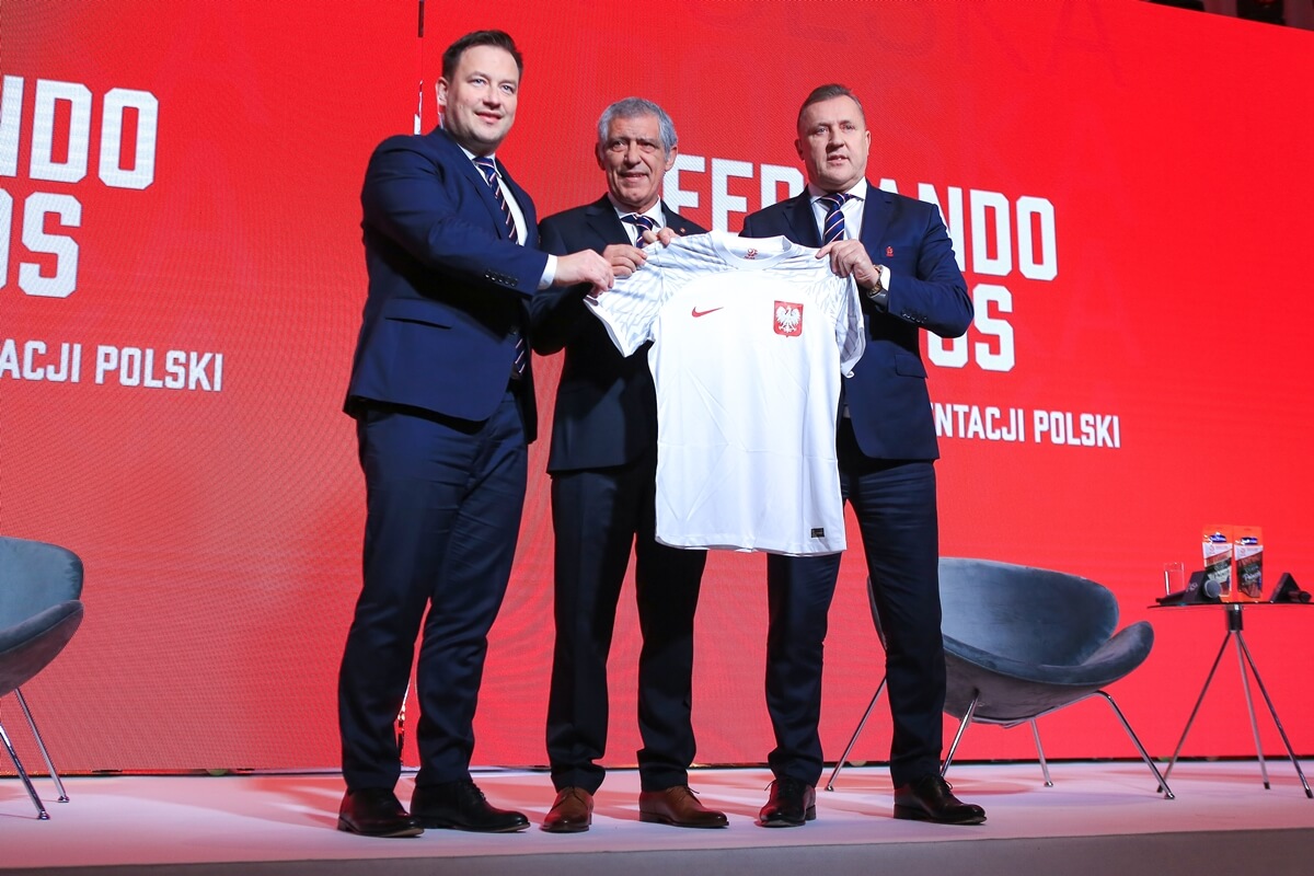 Łukasz Wachowski, Fernando Santos i Cezary Kulesza