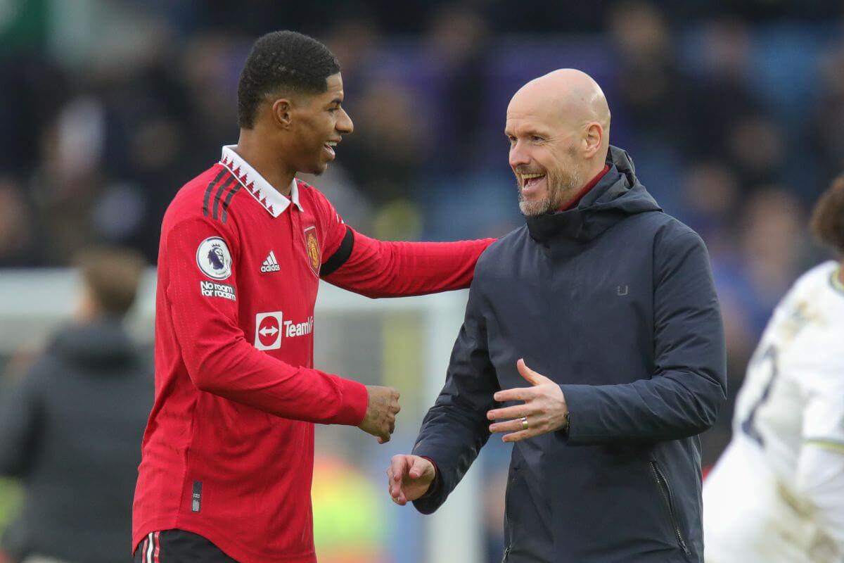 Marcus Rashford i Erik ten Hag