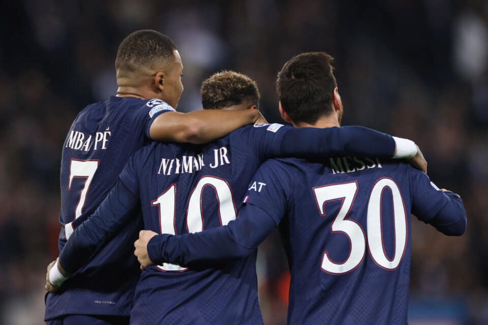 Kylian Mbappe, Neymar i Leo Messi