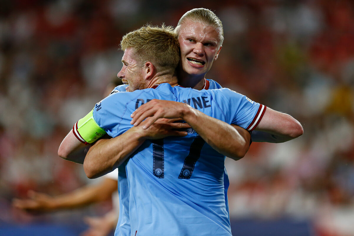 Kevin De Bruyne i Erling Haaland