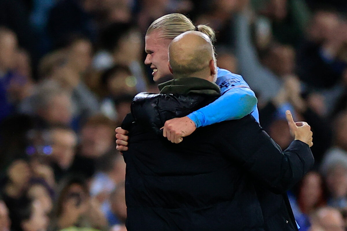 Josep Guardiola i Erling Haaland