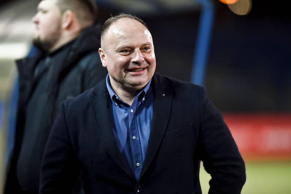 Prezes Ruchu Chorzów Seweryn Siemianowski