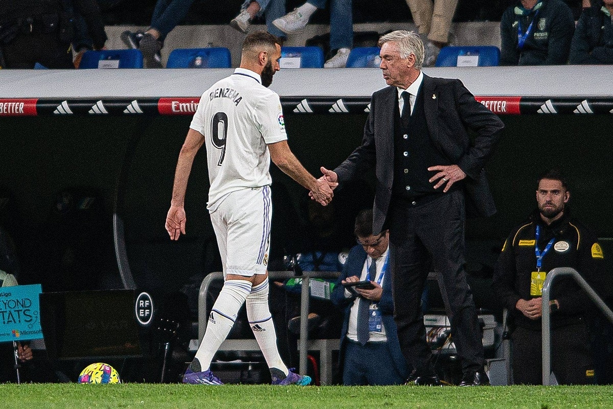 Benzema & Ancelotti (Real Madryt - Villarreal)