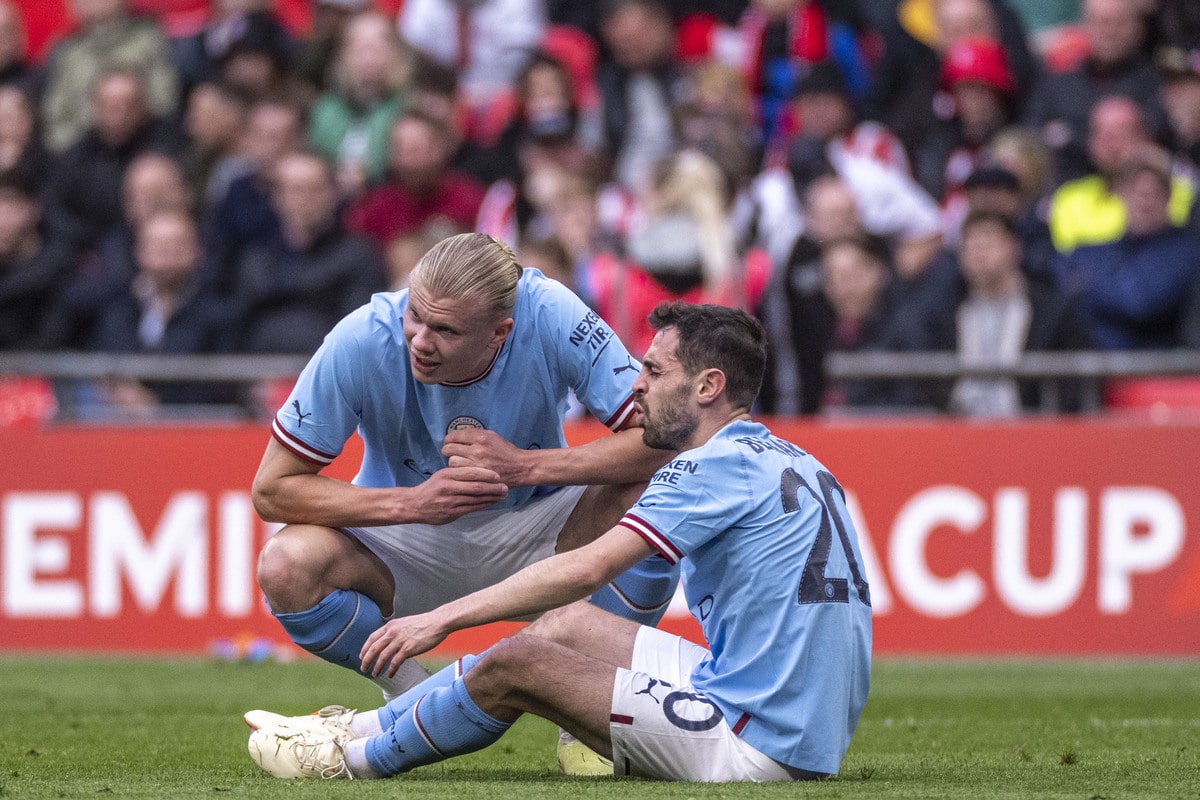 Erling Haaland i Bernardo Silva