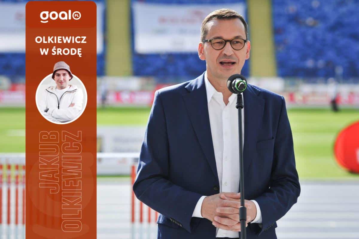 Premier Mateusz Morawiecki na Stadionie Śląskim