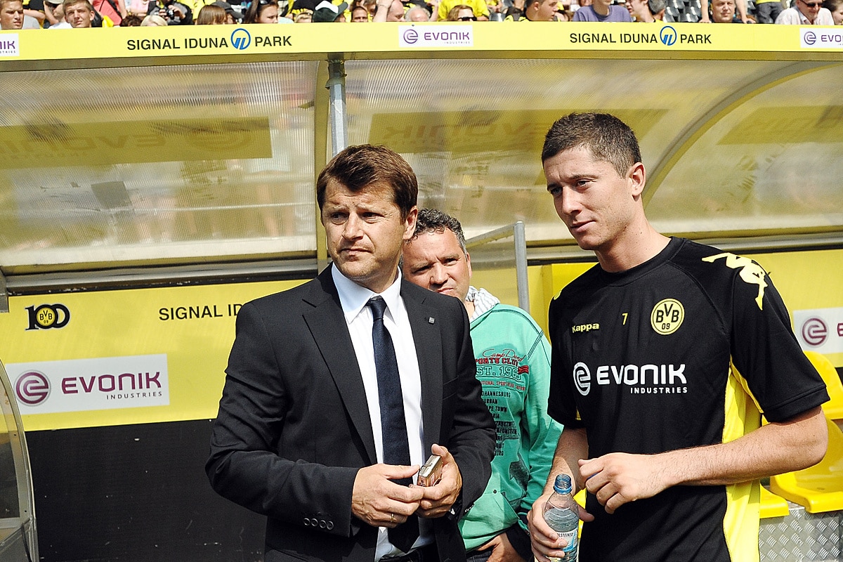 Cezary Kucharski i Robert Lewandowski