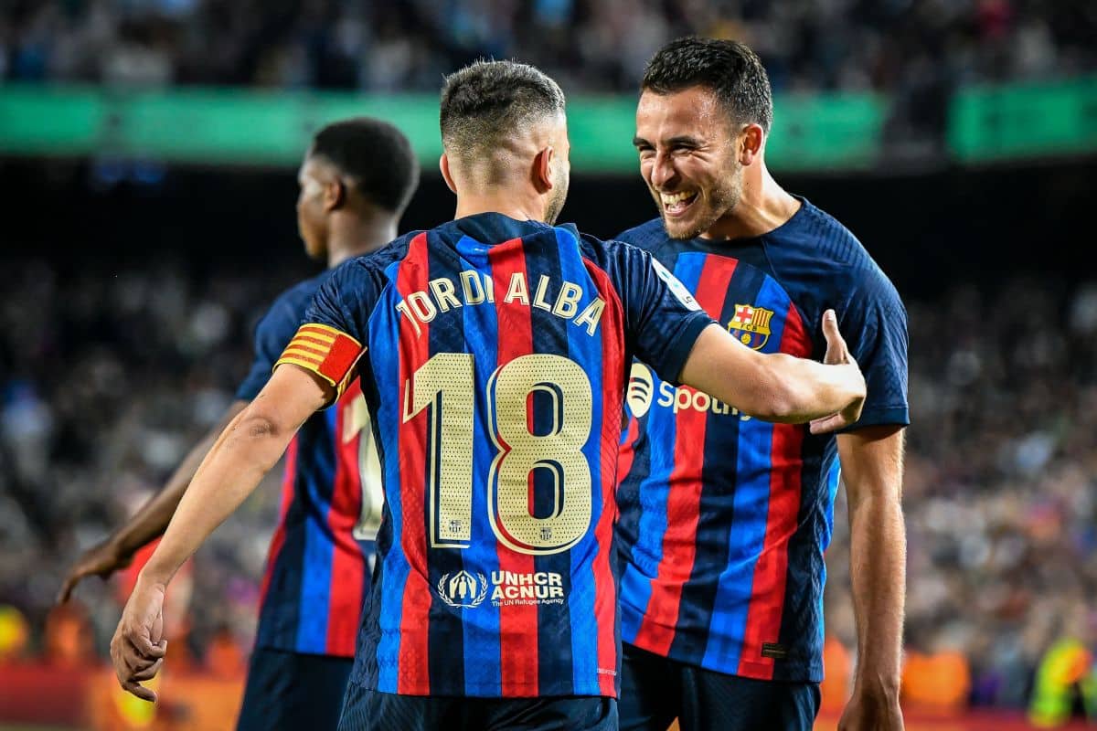 Jordi Alba i Eric Garcia