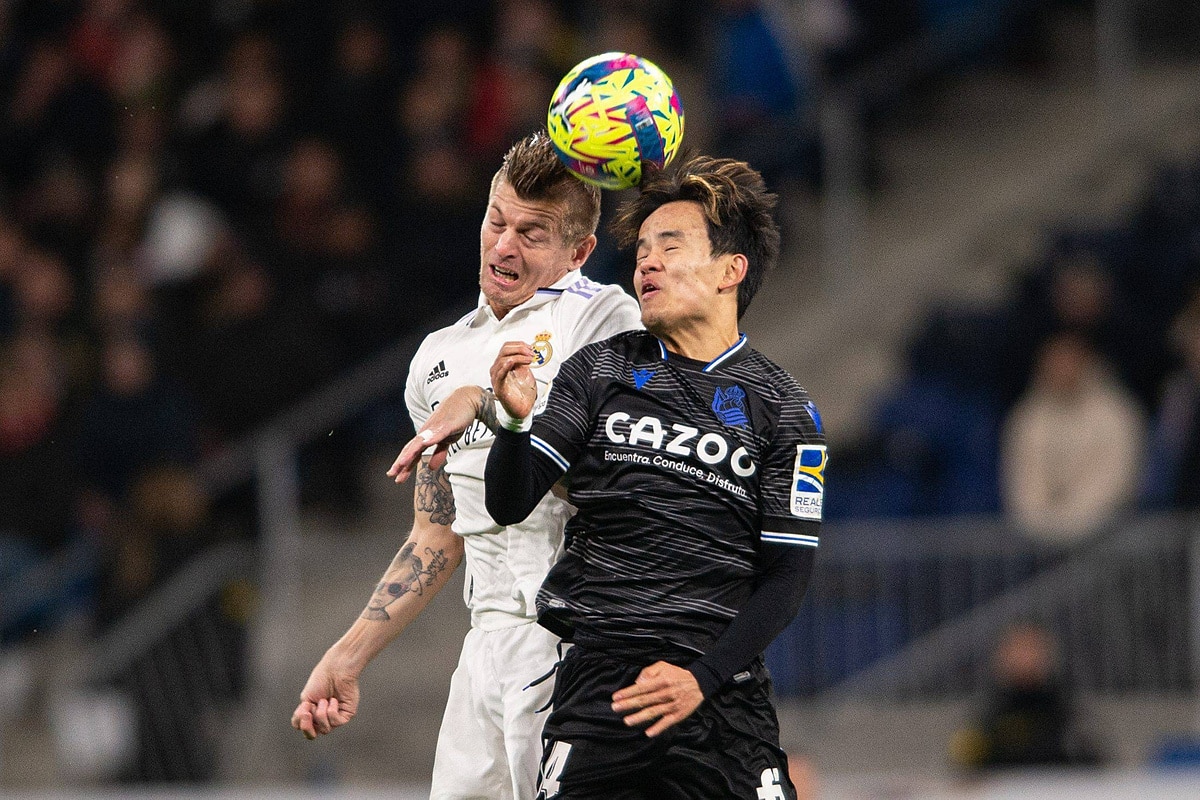 Toni Kroos i Takefusa Kubo