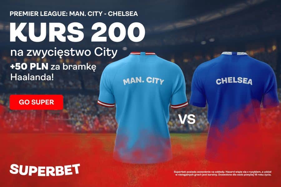 Kurs 200.00 na zwycięstwo Man City