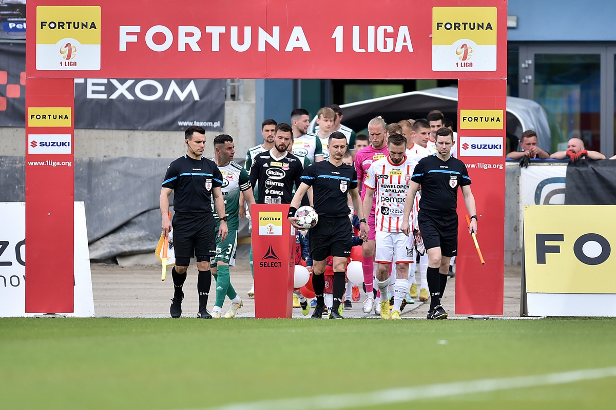 Mecz Fortuna 1 Ligi pomiędzy Resovią i Chojniczanką