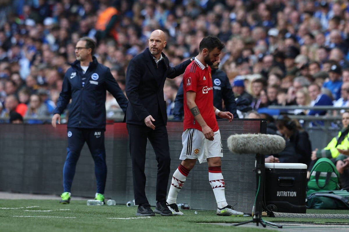 Erik ten Hag i Bruno Fernandes