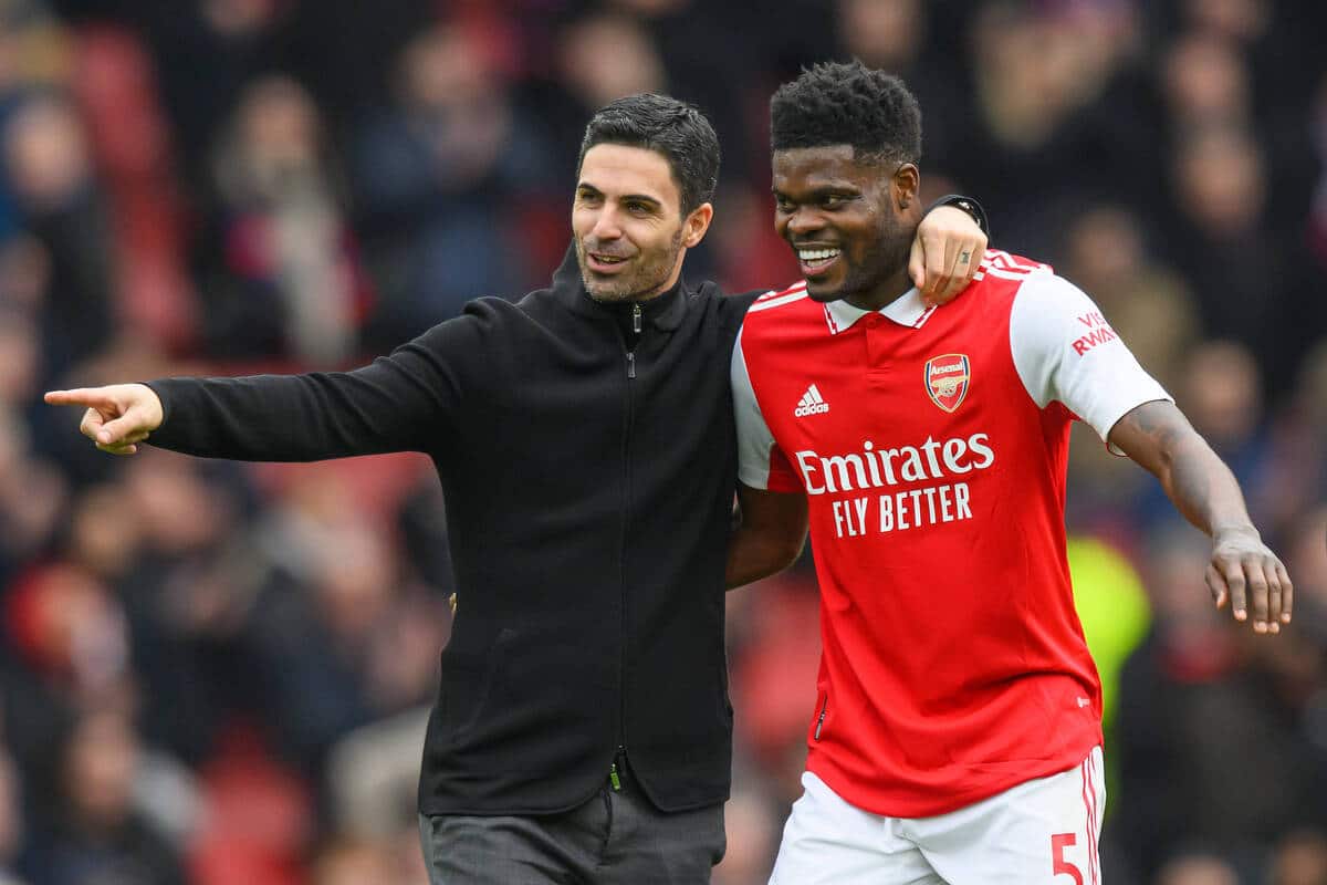 Mikel Arteta i Thomas Partey