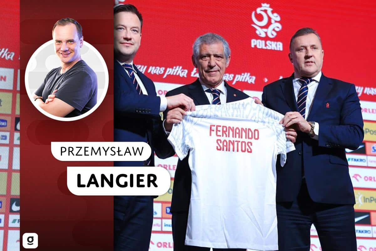 Od lewej: Łukasz Wachowski, Fernando Santos i Cezary Kulesza