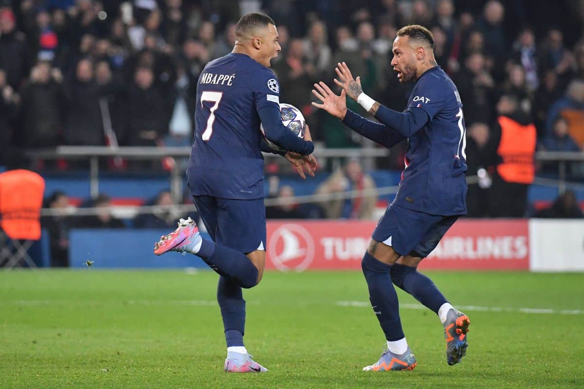 Neymar, Kylian Mbappe