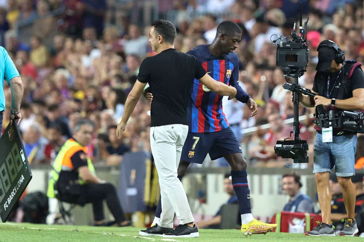Xavi Hernandez i Ousmane Dembele