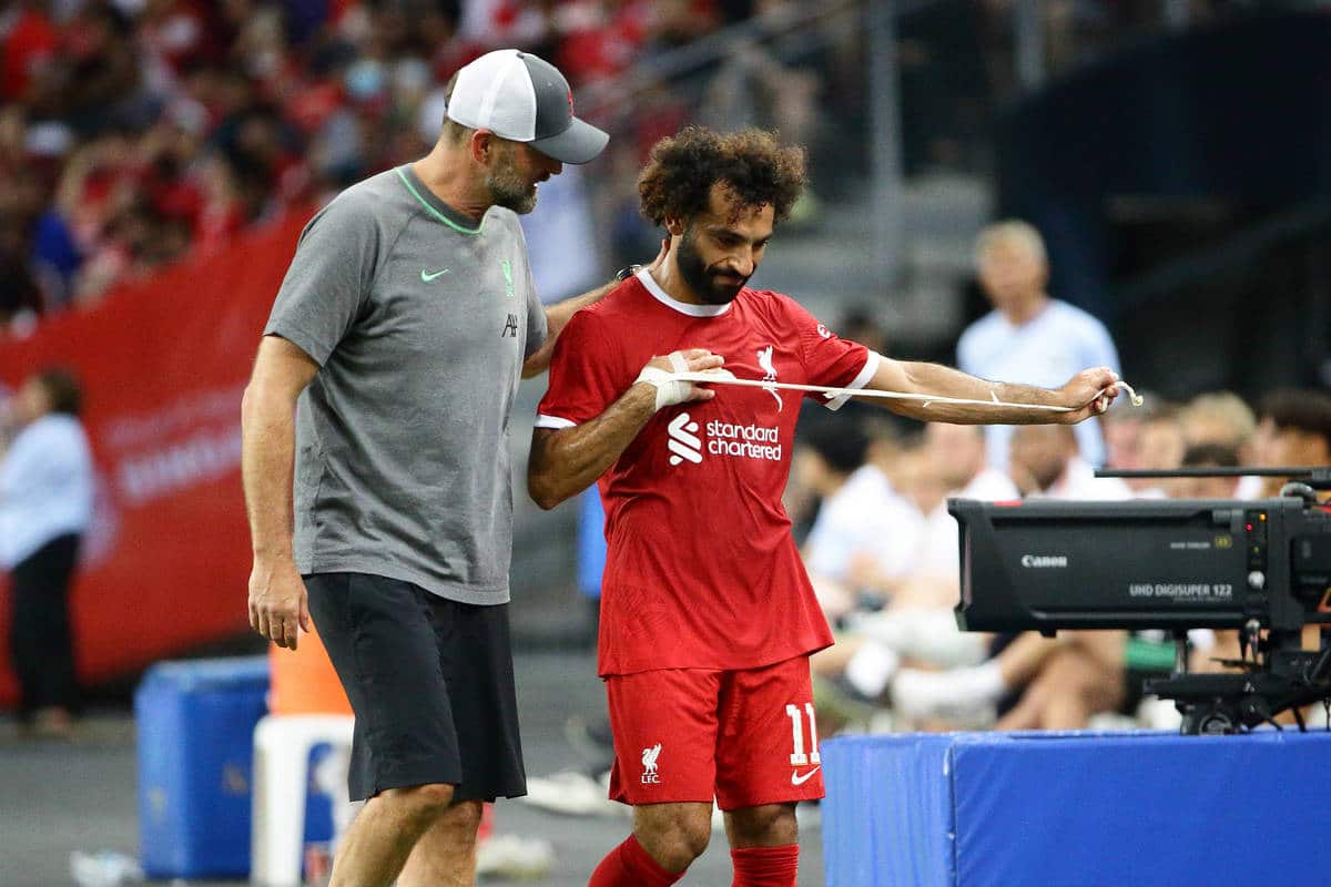 Juergen Klopp i Mohamed Salah