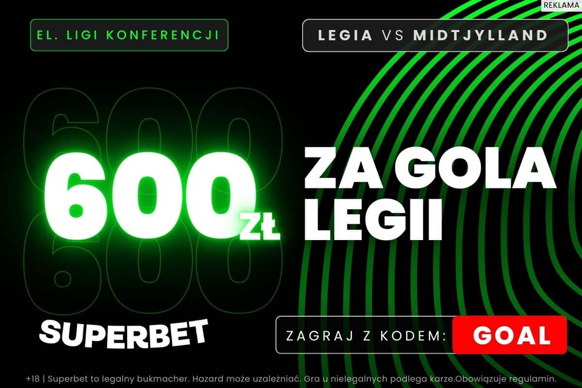 Kurs 300.00 na gola Legii