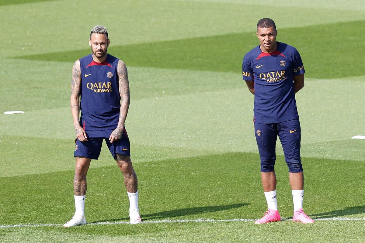 Neymar i Kylian Mbappe