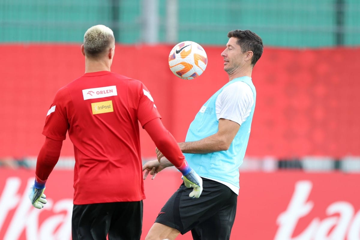 Łukasz Skorupski oraz Robert Lewandowski