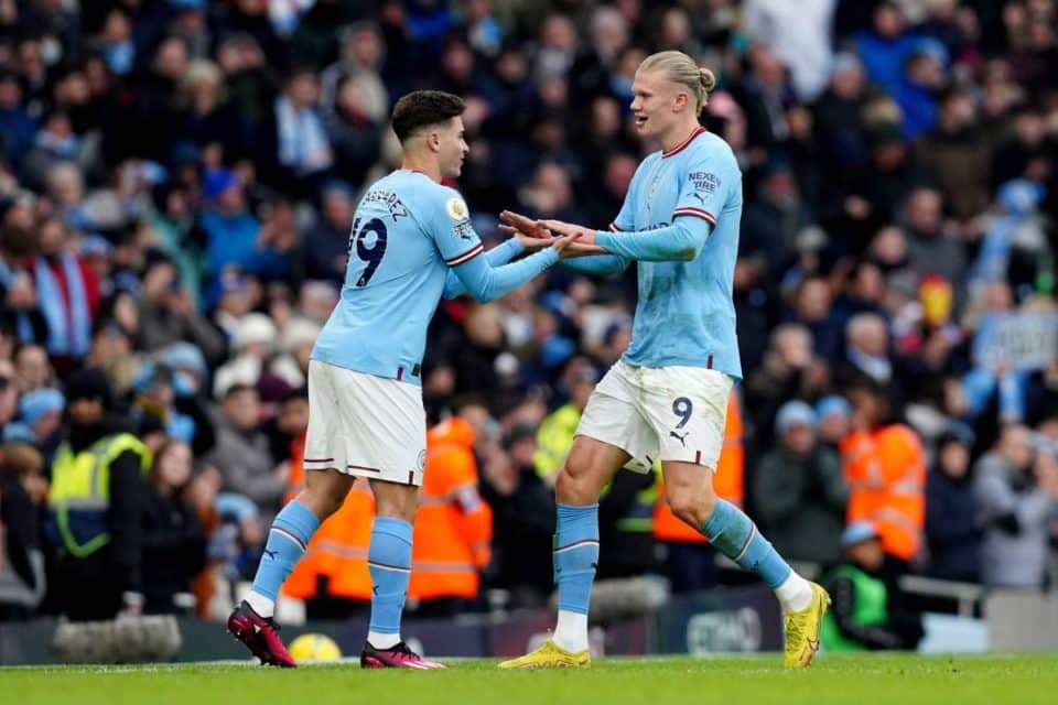 Julian Alvarez & Erling Haaland