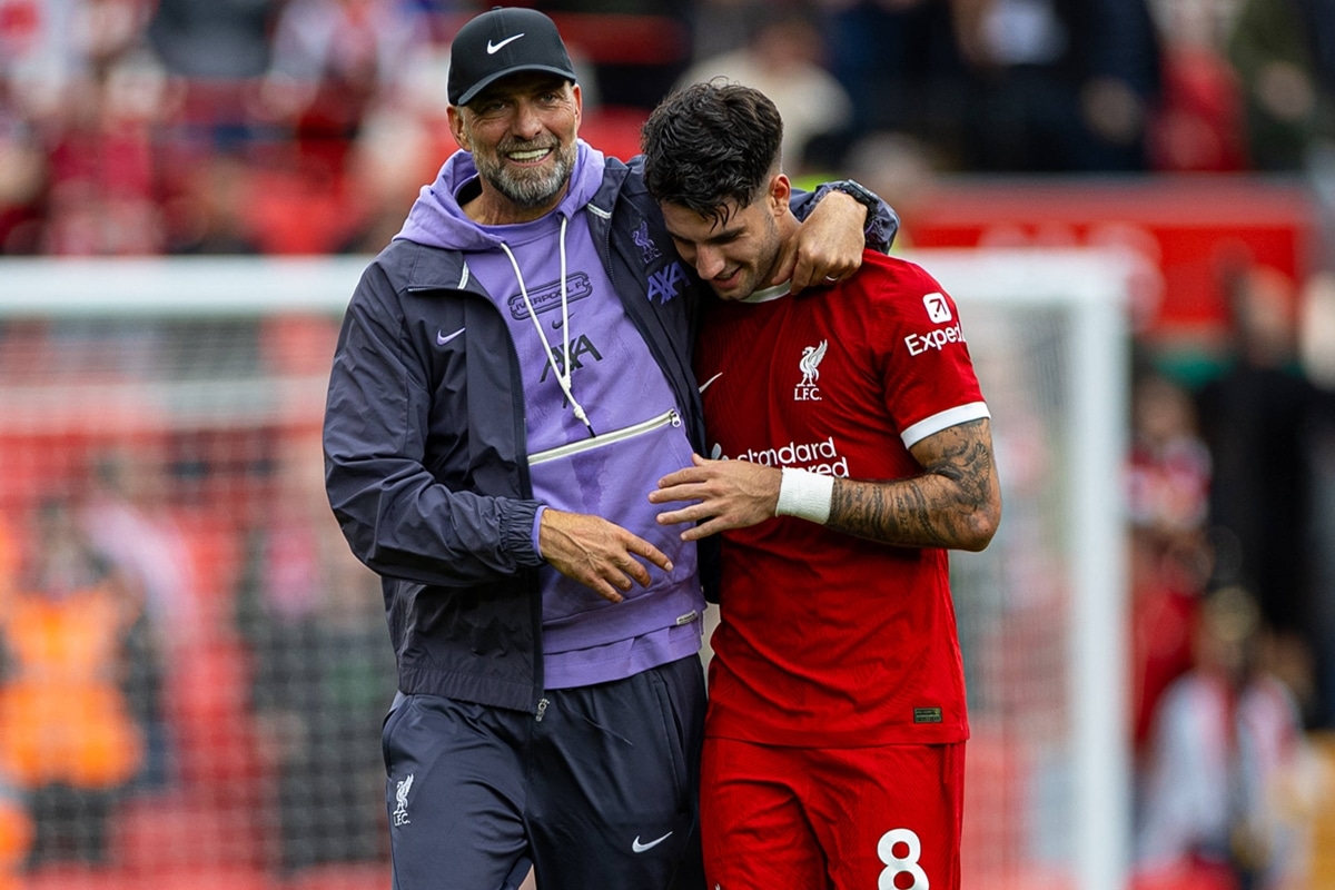 Juergen Klopp i Dominik Szoboszlai