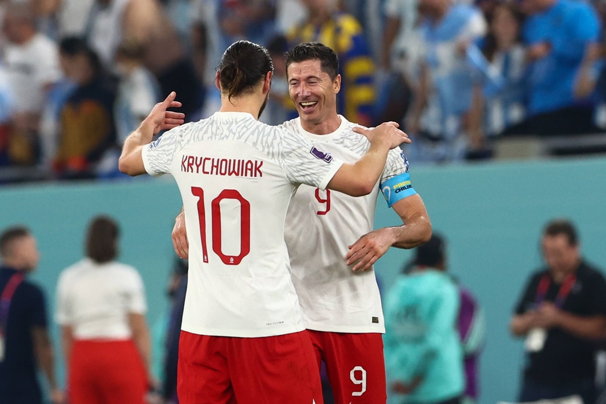 Grzegorz Krychowiak i Robert Lewandowski