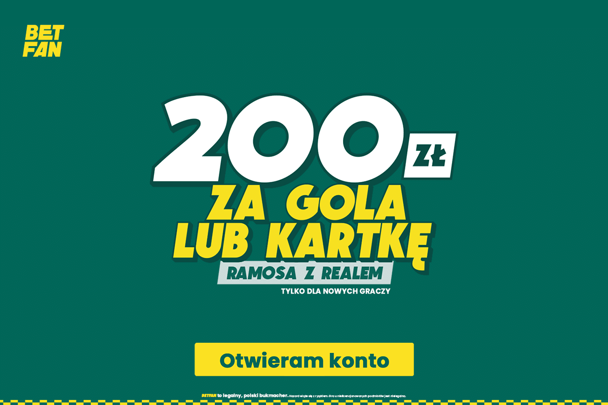 Sevilla - Real Madryt: bonus 200 zł za kartkę lub gola Sergio Ramosa