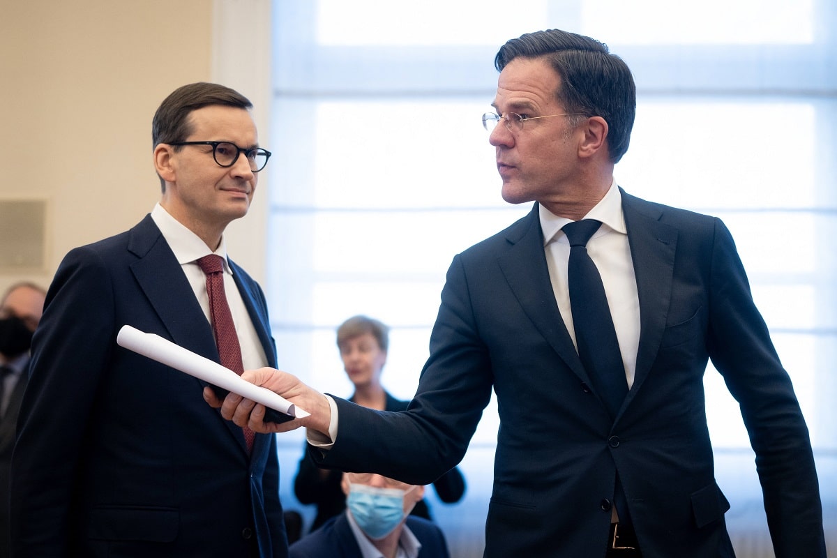 Mateusz Morawiecki i Mark Rutte