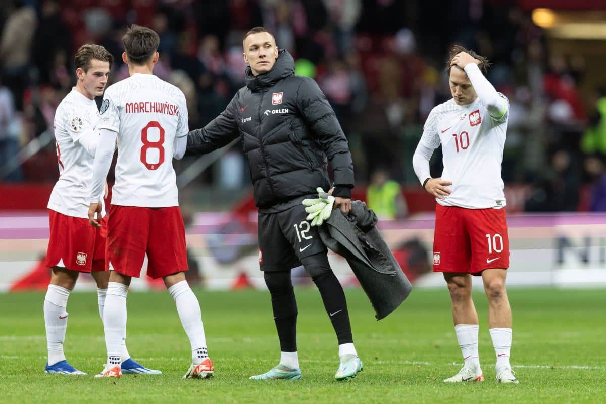 Piłkarze reprezentacji Polski po meczu z Mołdawią