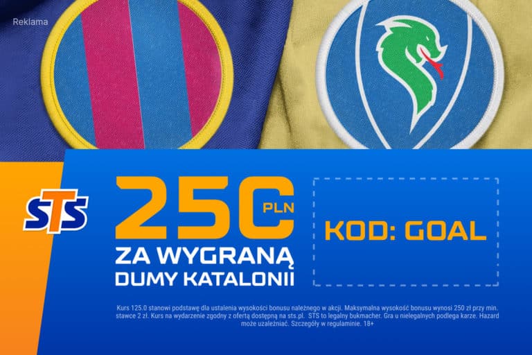 Bonus 250 zł za wygraną FC Barcelony z FC Porto