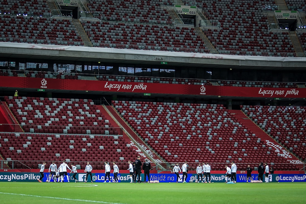 Stadion Narodowy trening reprezentacji