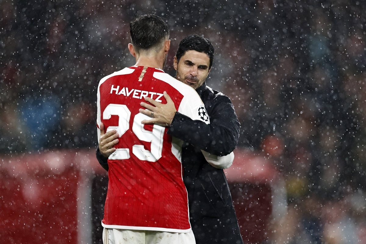 Mikel Arteta i Kai Havertz