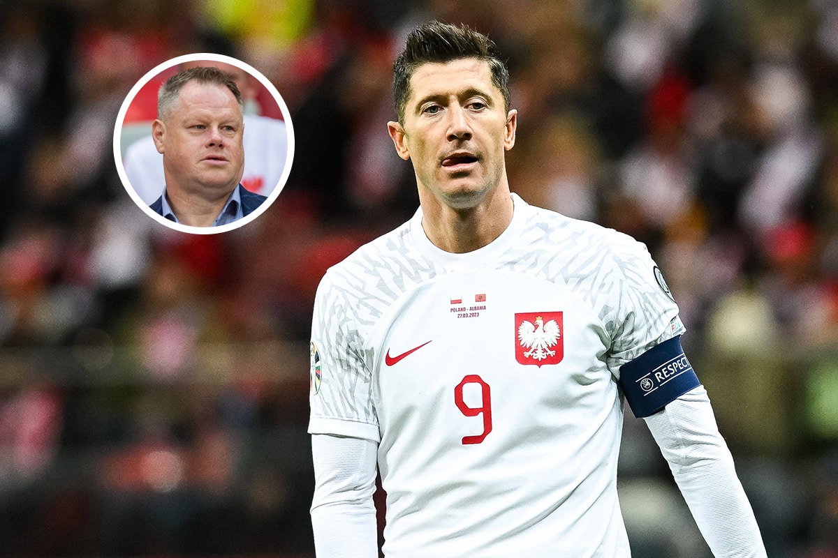 Robert Lewandowski i Jacek Krzynówek