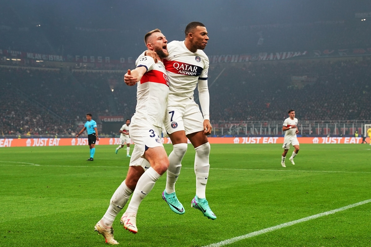 Kylian Mbappe i Milan Skriniar