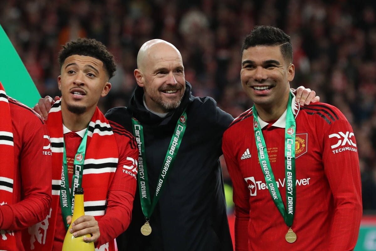 Jadon Sancho, Erik ten Hag i Casemiro