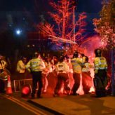 Zamieszki przed Villa Park