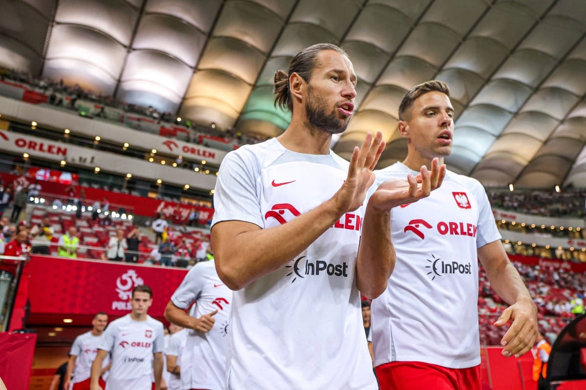 Grzegorz Krychowiak i Jan Bednarek