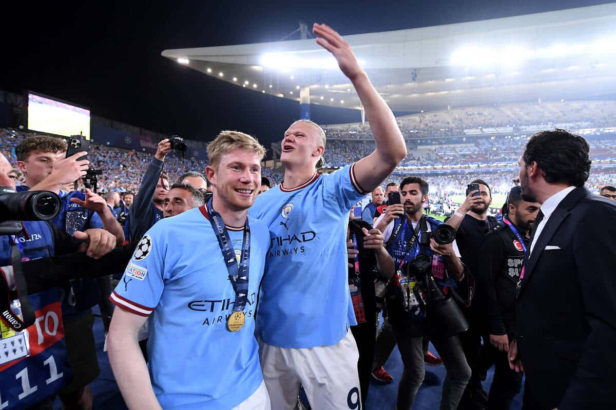 Kevin De Bruyne i Erling Haaland