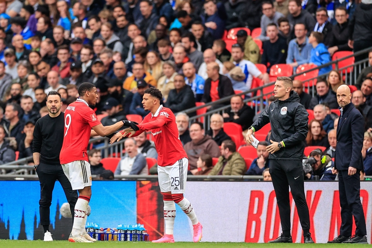 Anthony Martial i Jadon Sancho