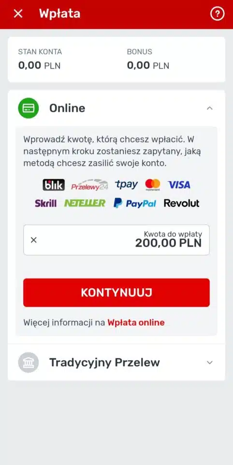 metody płatności w superbet