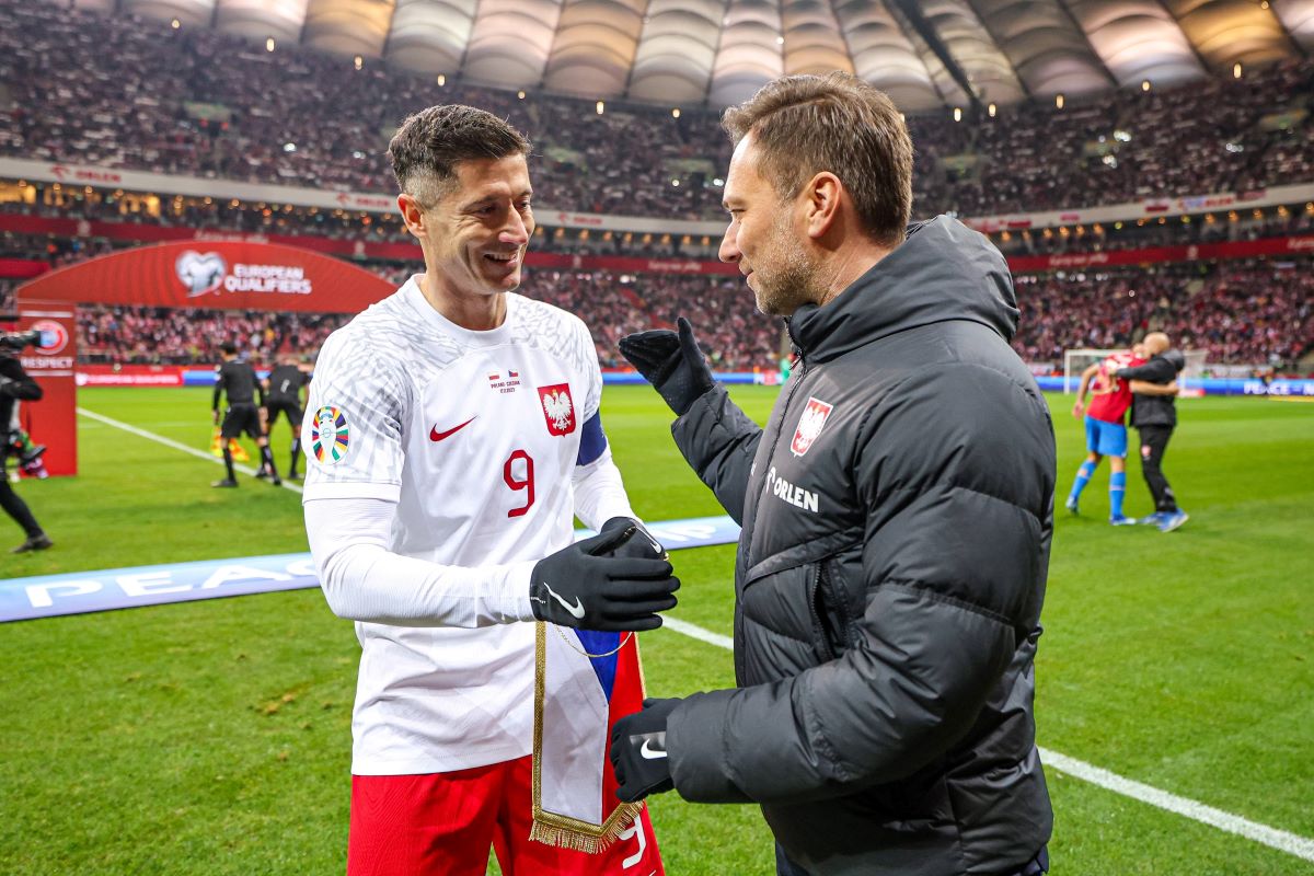 Robert Lewandowski i Jakub Kwiatkowski