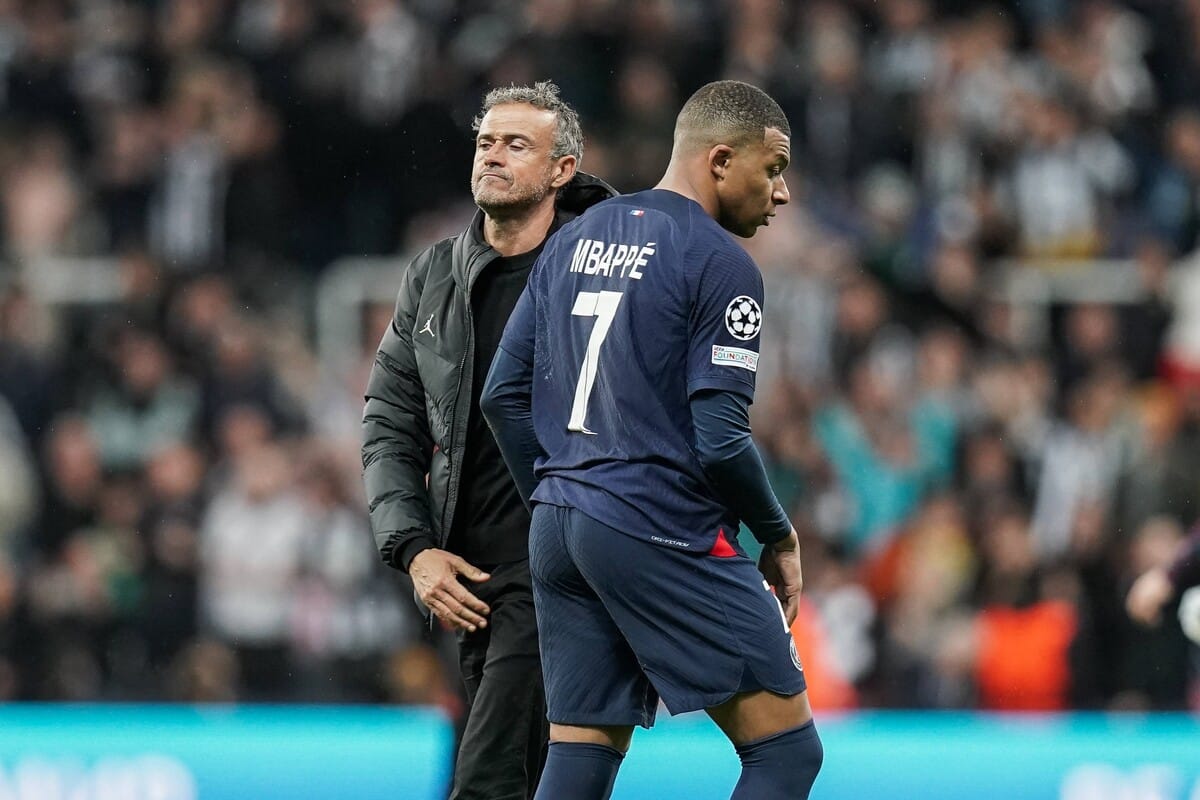 Luis Enrique i Kylian Mbappe