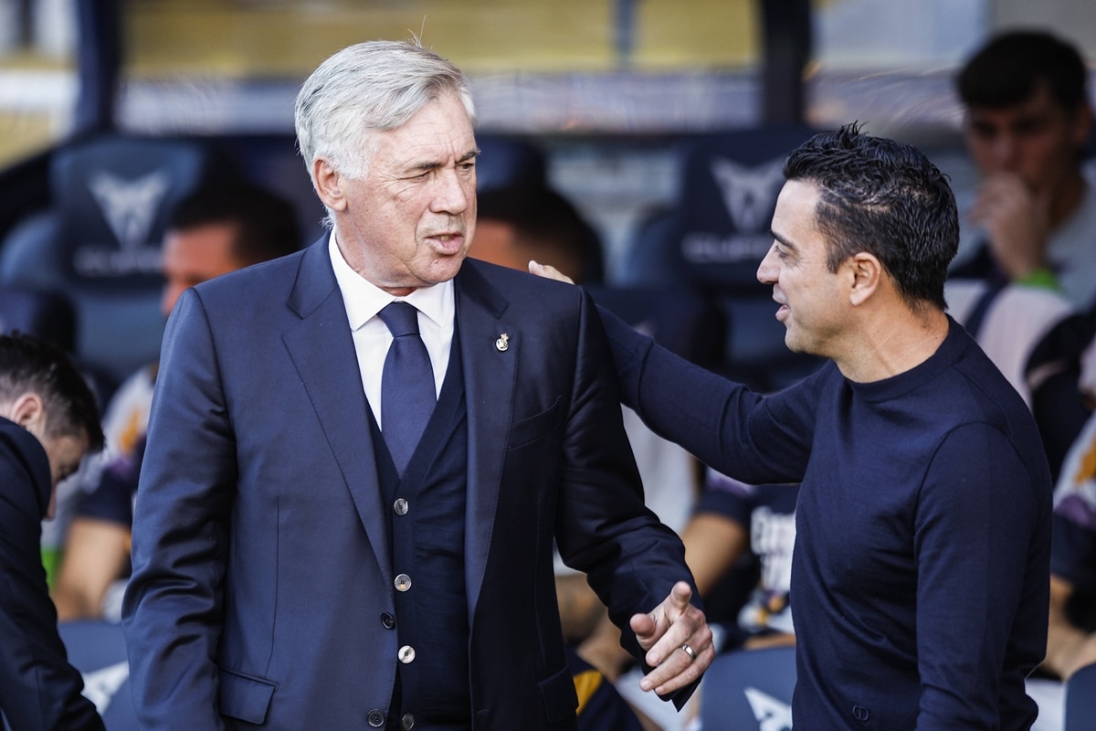 Carlo Ancelotti i Xavi Hernandez