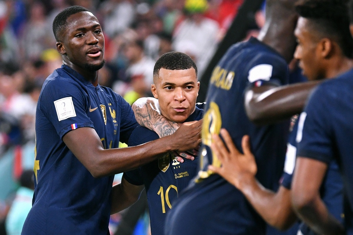 Ibrahima Konate i Kylian Mbappe