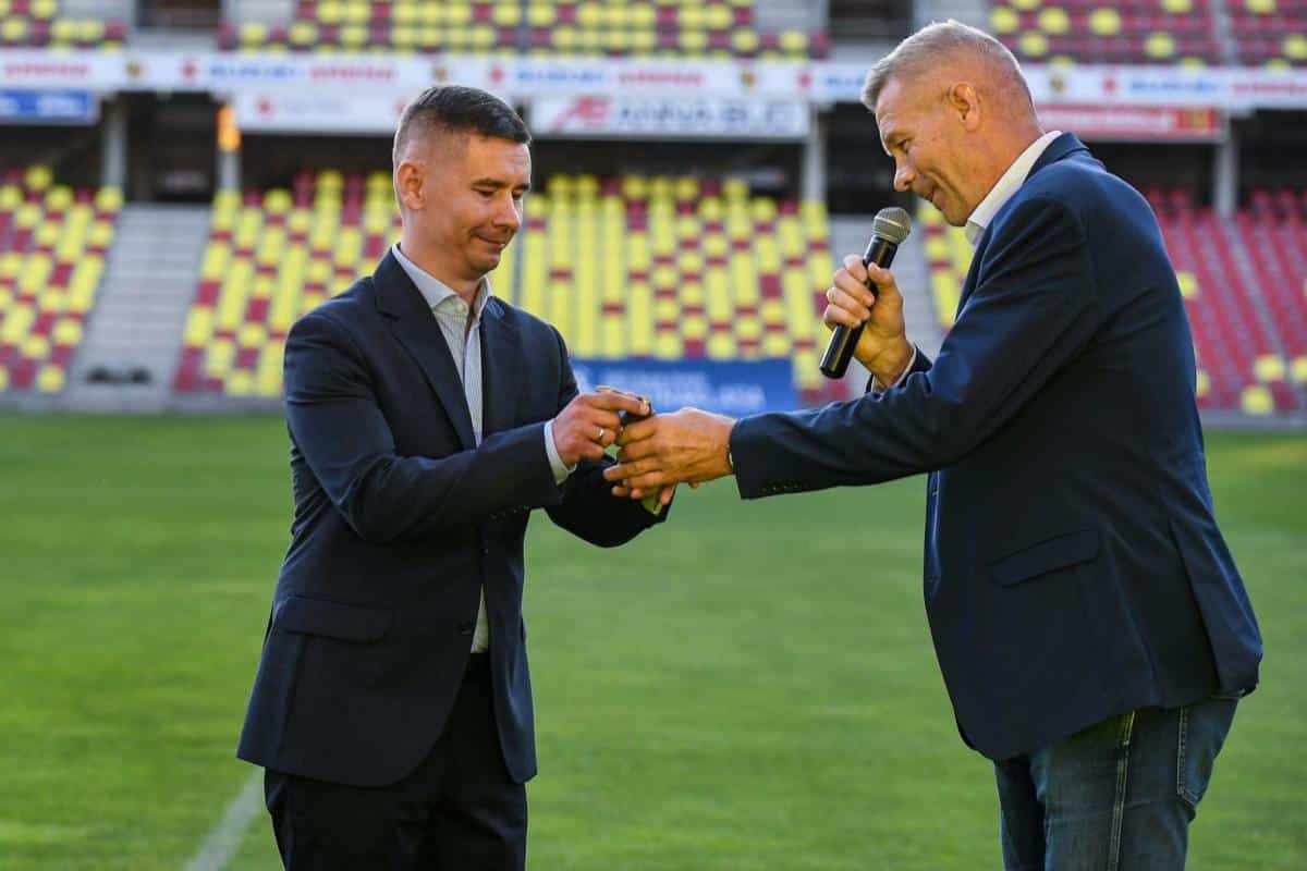 Łukasz Jabłoński i Bogdan Wenta