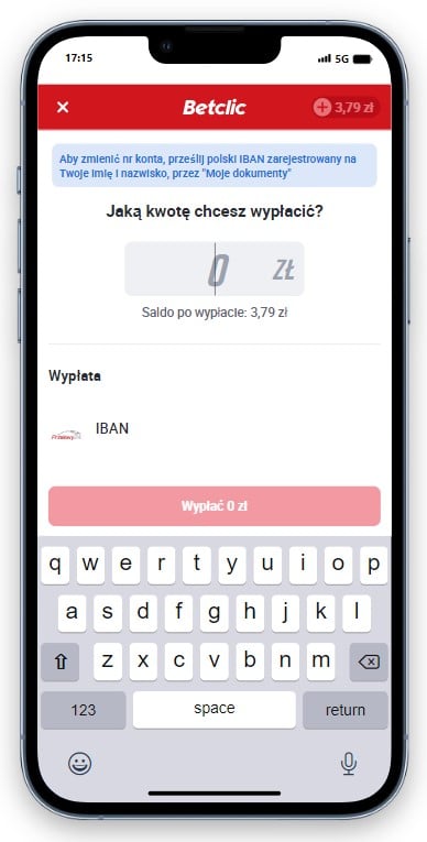 Betclic wypłaty