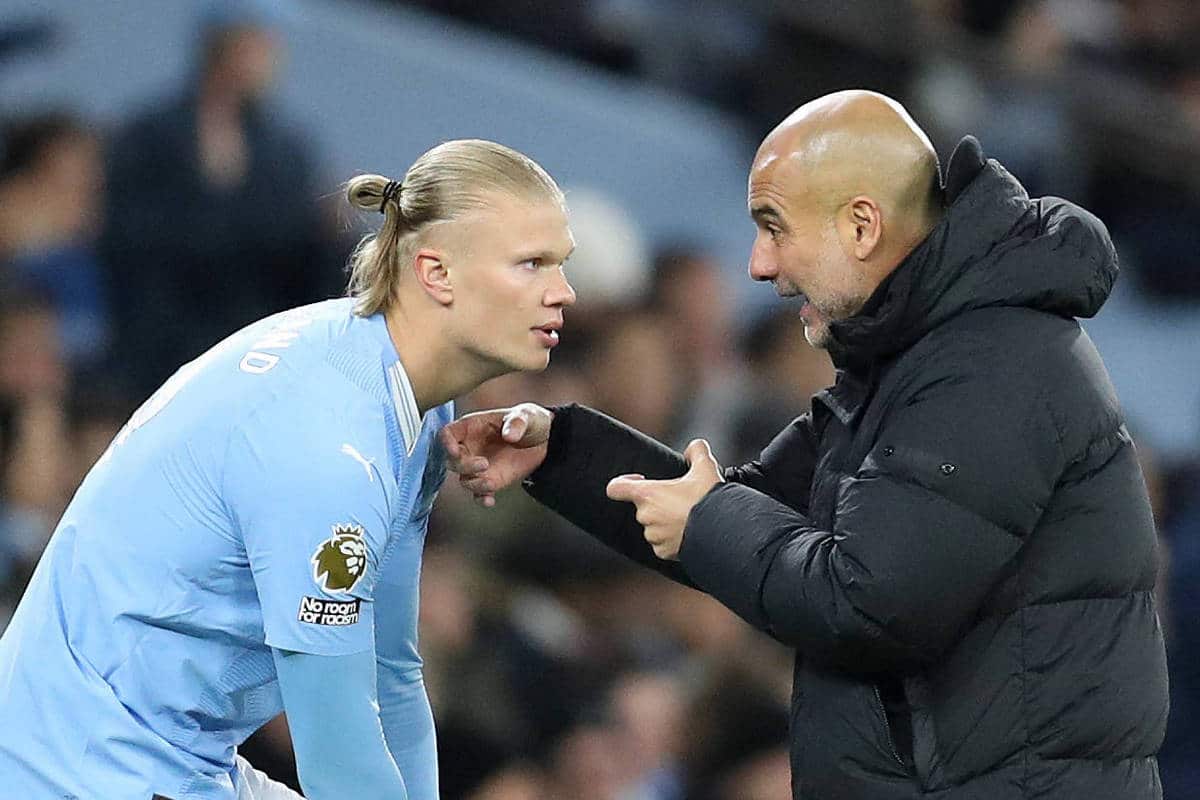 Josep Guardiola i Erling Haaland