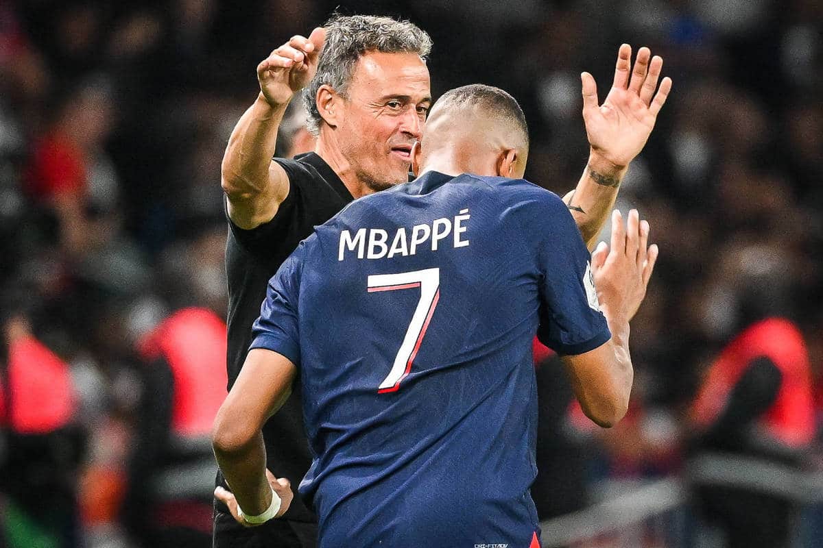 Luis Enrique i Kylian Mbappe