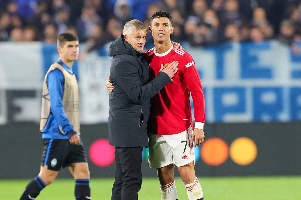 Ole Gunnar Solskjaer i Cristiano Ronaldo